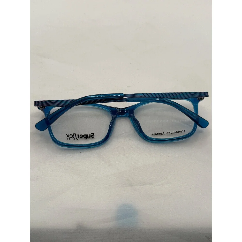Superflex Kids‎ Blue Handmade Acetate Eyeglasses Frames SFK 291 S304